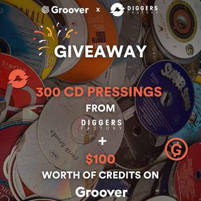 💿🇺🇸 Groover x Diggers Factory Contest: Win 300 CD pressings